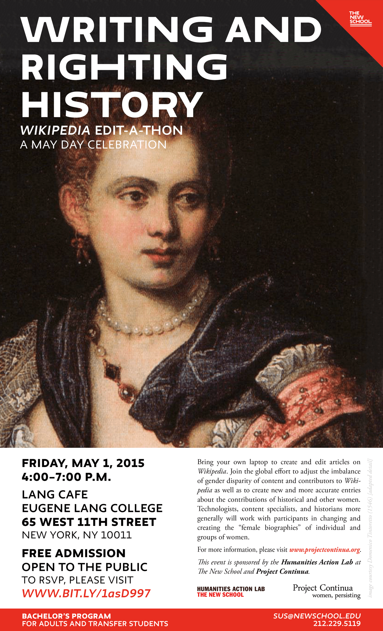 Writing and Righting History Wikipedia Edit-a-thon, A May Day Celebration.
